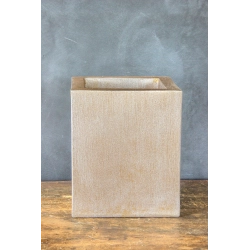 Ferro Cascata LH – donica piaskowa 25×25×30 cm w stylu minimalistycznym