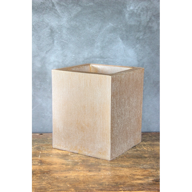 Ferro Cascata LH – donica piaskowa 25×25×30 cm w stylu minimalistycznym