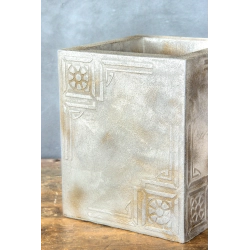 Ferro Palazzo LH – dekoracyjna donica 25×25×30 cm w stylu klasycznym