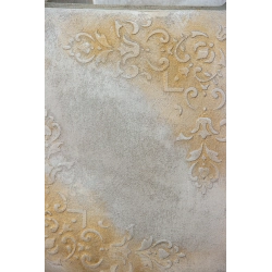Ferro Palazzo Gray LH – donica z ornamentem 25×25×30 cm w kolorze szarego kamienia