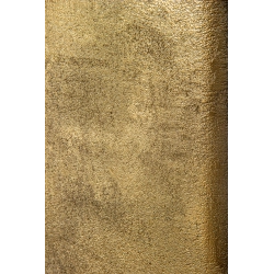 Ferro Calavera Gold LH – złota donica z motywem czaszki 25×25×30 cm