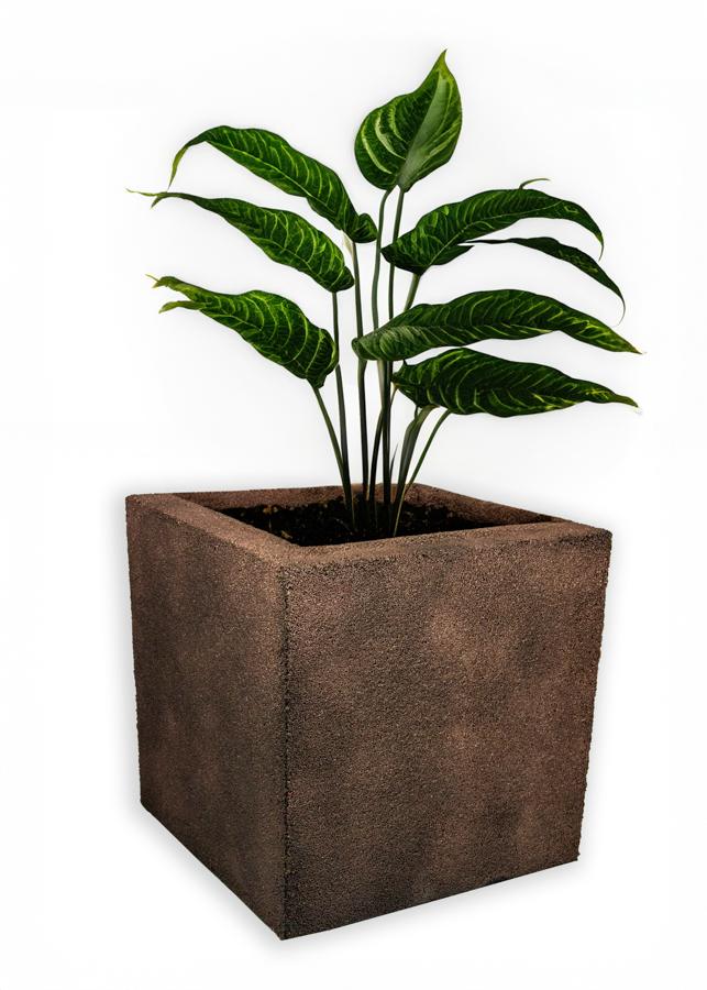 Miedziana donica nowoczesna – industrialny design