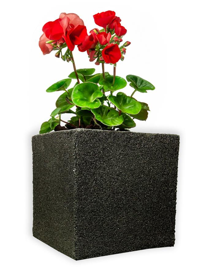 Czarna donica nowoczesna Modern - Black 1 – elegancki design do wnętrz i tarasów