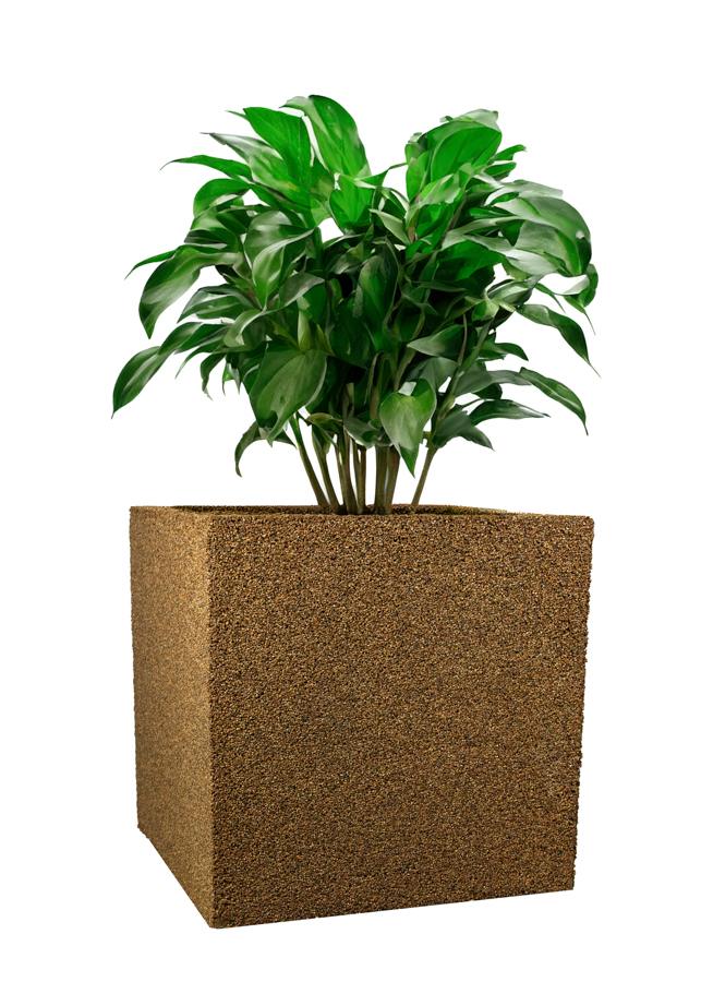 Brązowa donica nowoczesna Modern - Brown 1 – elegancki design