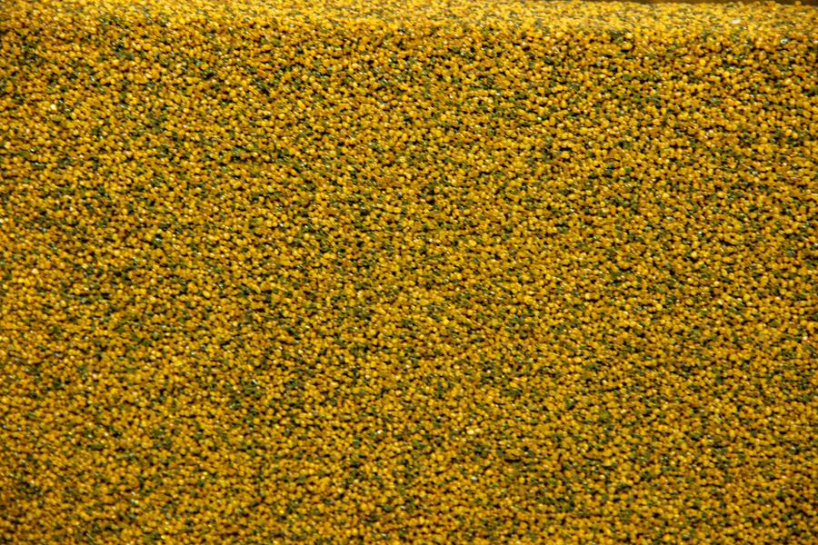 Zbliżenie na fakturę żółtej donicy Modern – Yellow D3