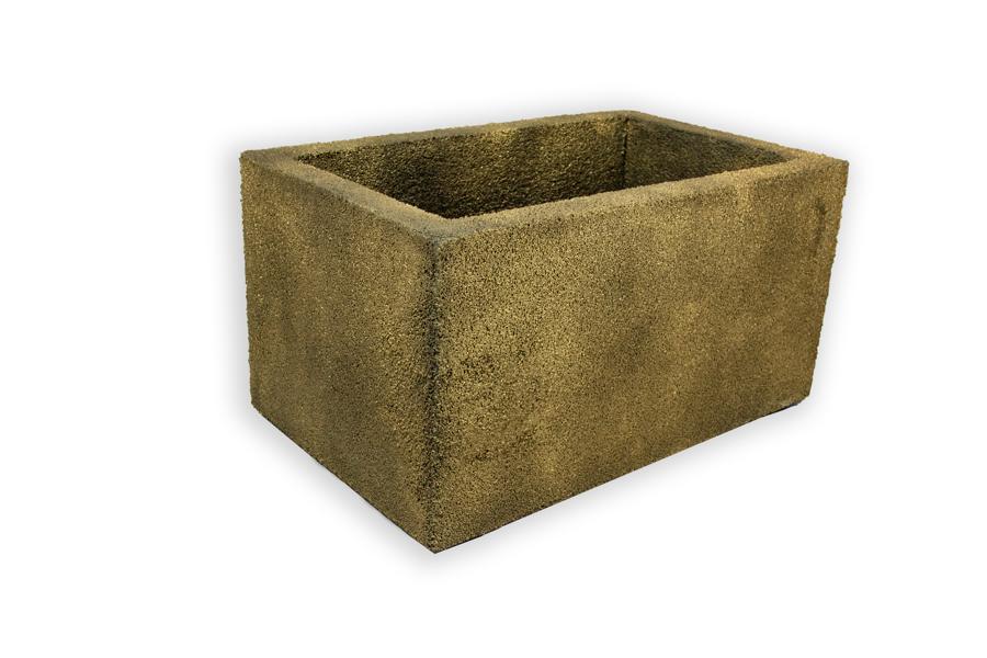 Złota donica prostokątna Modern – Gold 3