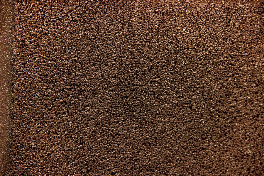 Struktura i wykończenie miedzianej donicy wysokiej Modern – Copper 5 