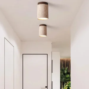 Lampa Wisząca LED, Drewniana, Nowoczesny Design