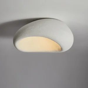 Lampa sufitowa do salonu z żywicy, styl japoński, minimalistyczny